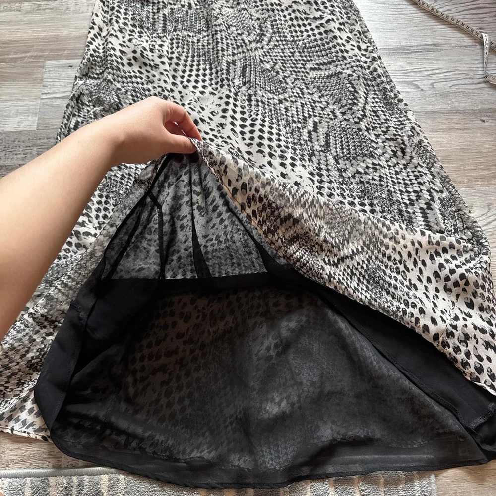 ZARA ZARA LONG ANIMAL PRINT MAXI DRESS - SIZE XS - BRAND NEW WITH TAG - Picture 8 of 8